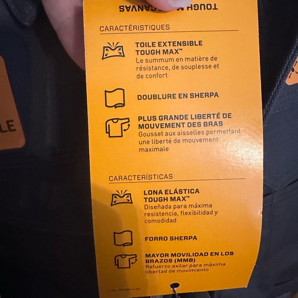 Ariat Rebar Women's Jacket with Orange Accents - Picture 4 of 12